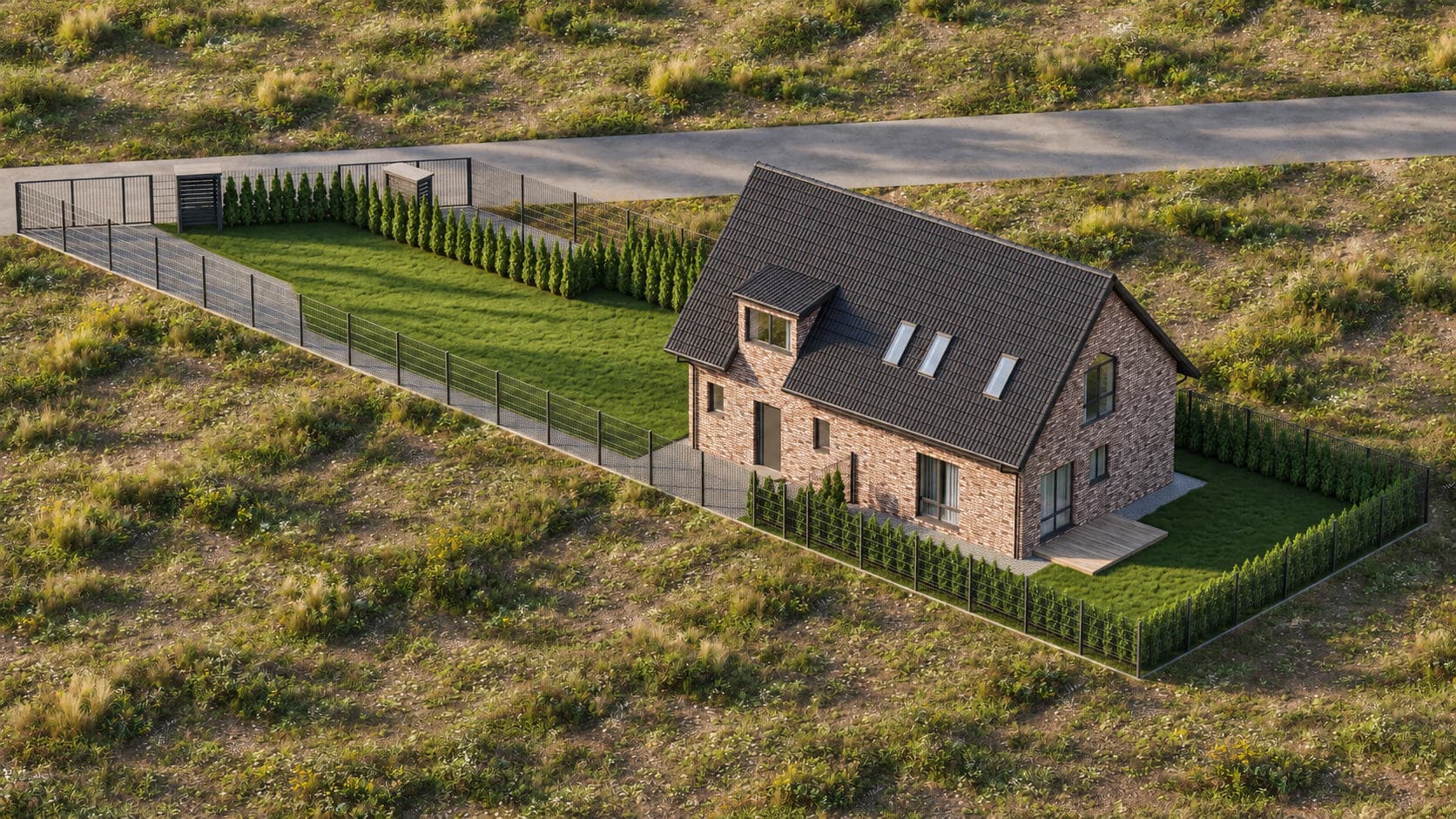 Wohnhaus mit gepflegtem Garten in ruhiger Lage